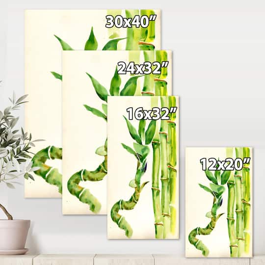 Designart - Bamboo Branches In The Forest VI